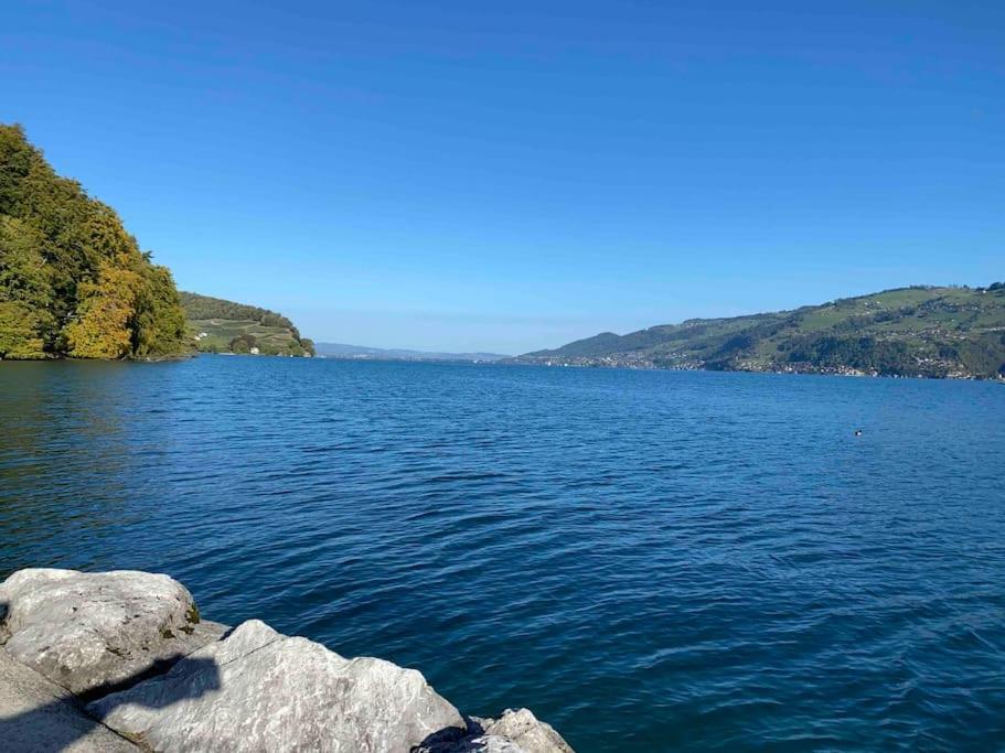 See Und Berge Garden Faulensee Екстериор снимка
